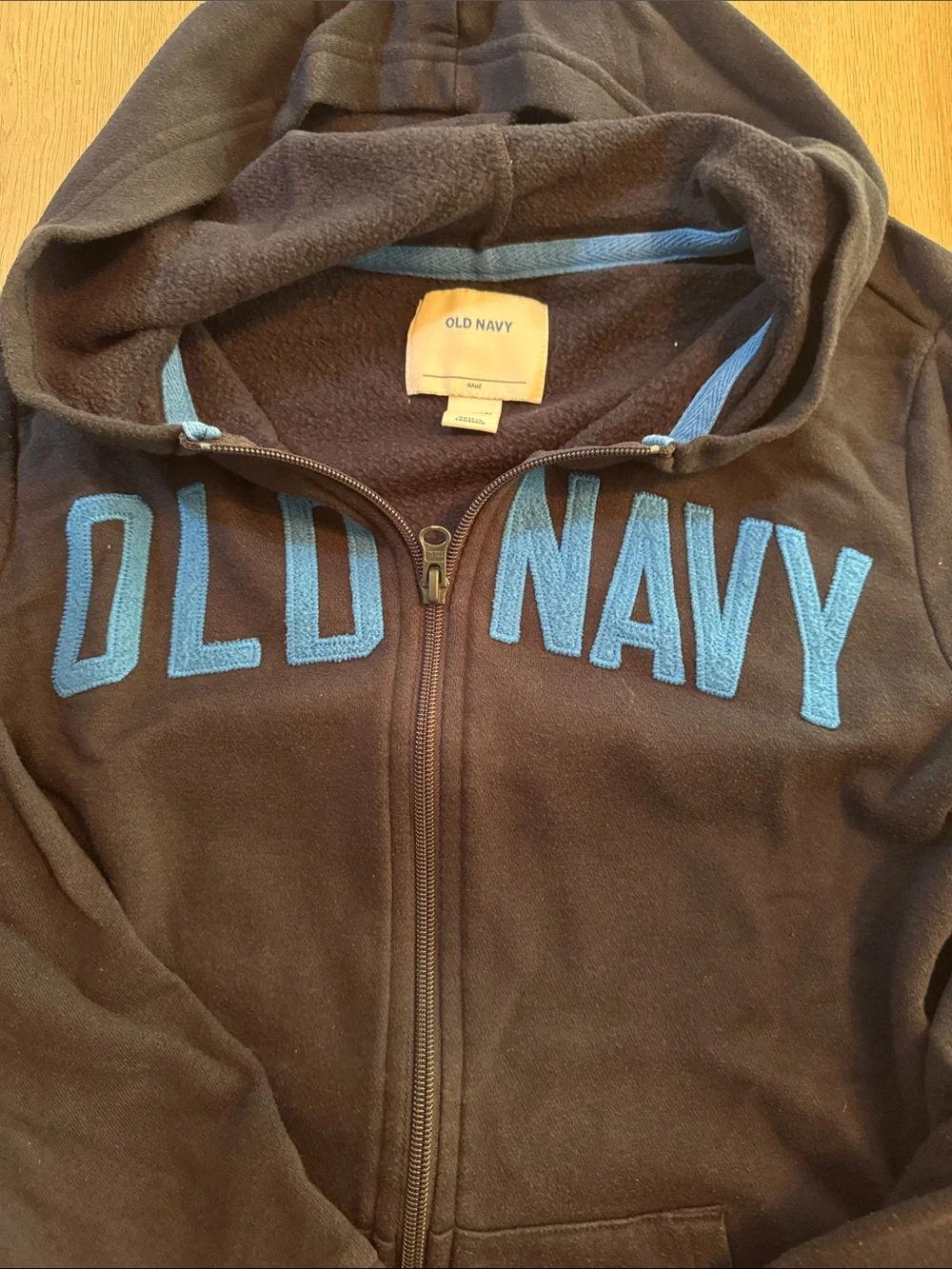 Old Navy Navy Hoodie with Blue OLD NAVY Lettering